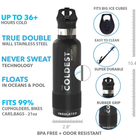 OASIS Stainless Steel Water Bottle 946ml The Coldest Water